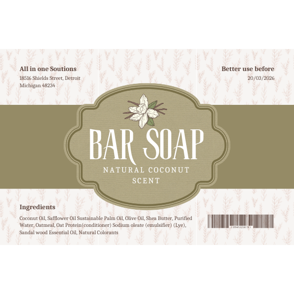 Homemade soap