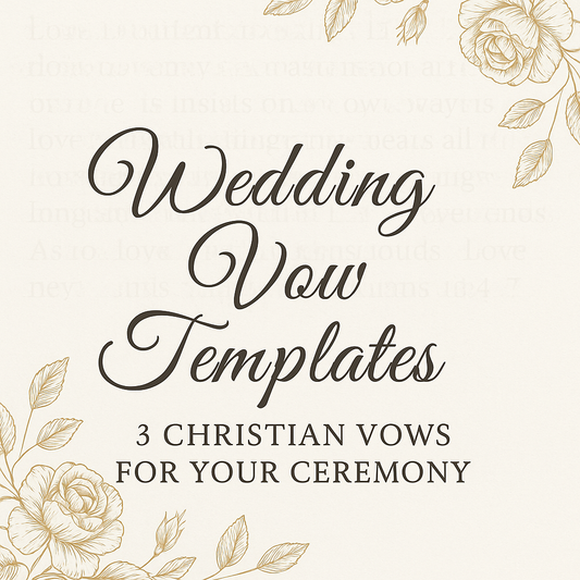 Forever Promises: Ready-Made Christian Vows for Couples
