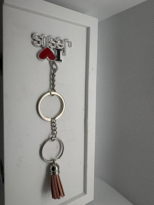 I ❤️ Jesus Tassel Keychain